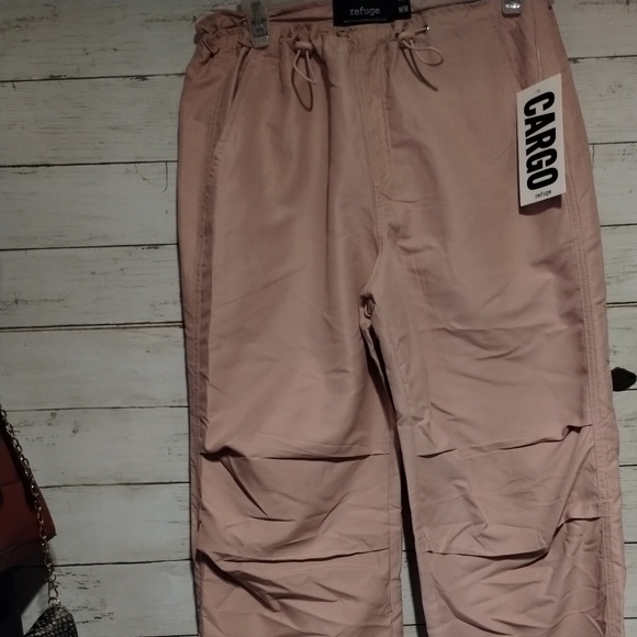 Refuge by Charlotte Russe Pink cargo pants - Picture 2 of 6